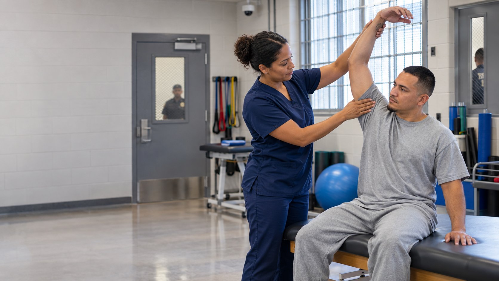 Secure Facility Physical Therapy Session 1672x941